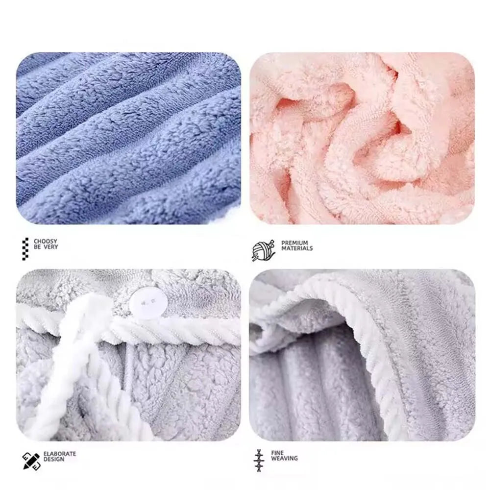 Bonnet pour cheveux secs super absorbant
