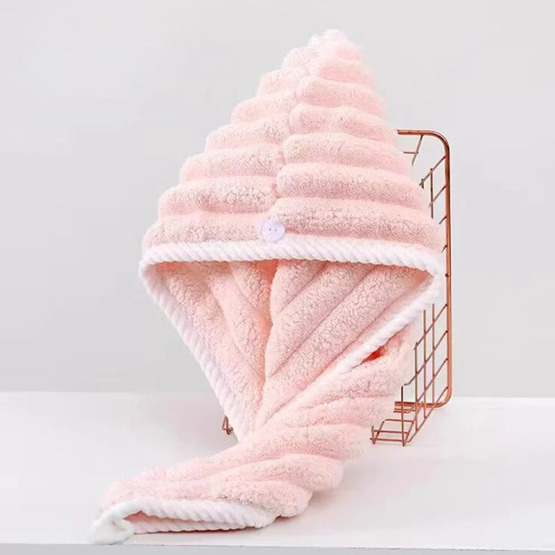 Bonnet pour cheveux secs super absorbant
