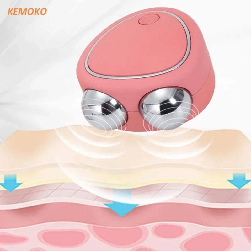 Nouveau masseur électrique du visage Rouleau de levage Microcourant vibration Sonic Lifting de la peau Massage de la peau Massage portable Appareils de beauté