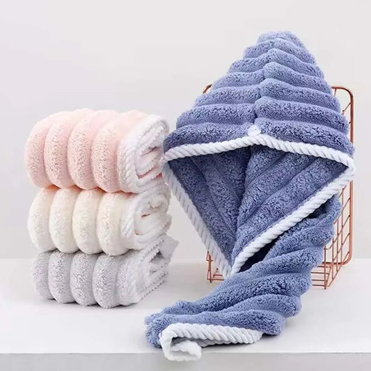 Bonnet pour cheveux secs super absorbant
