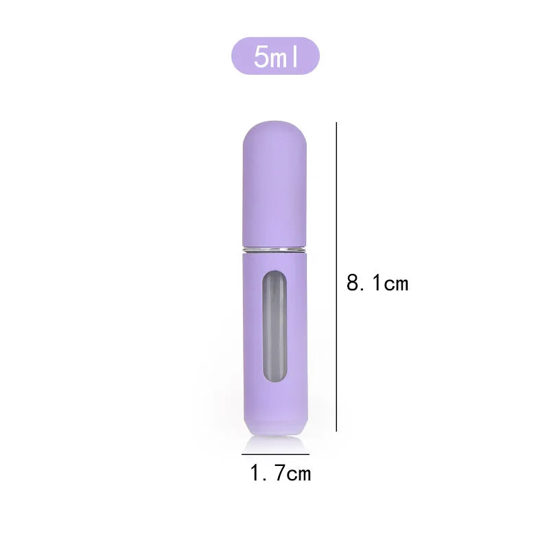 10/8/5 ml de parfum portable atomiseur de parfum conteneur pour les cosmétiques voyage mini bouteille rechargeable vide en aluminium