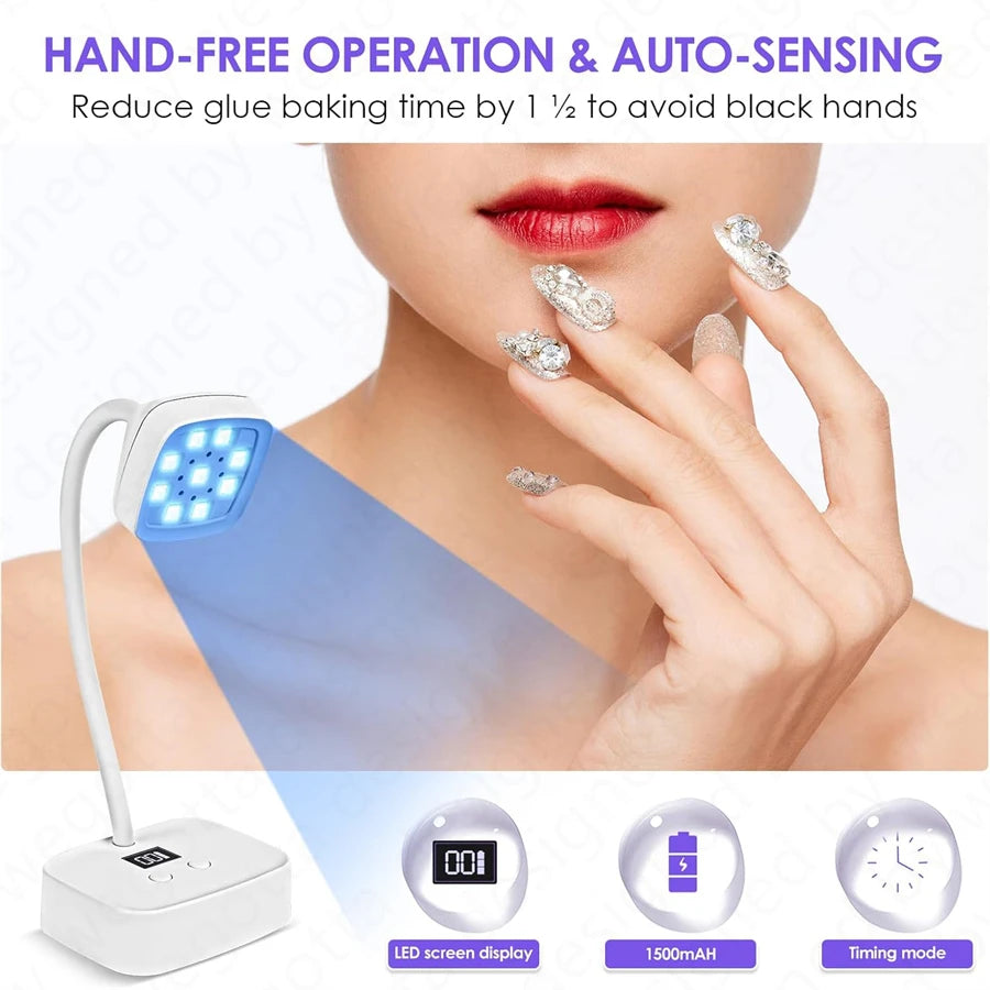 Lampe à ongles UV LED rechargeable