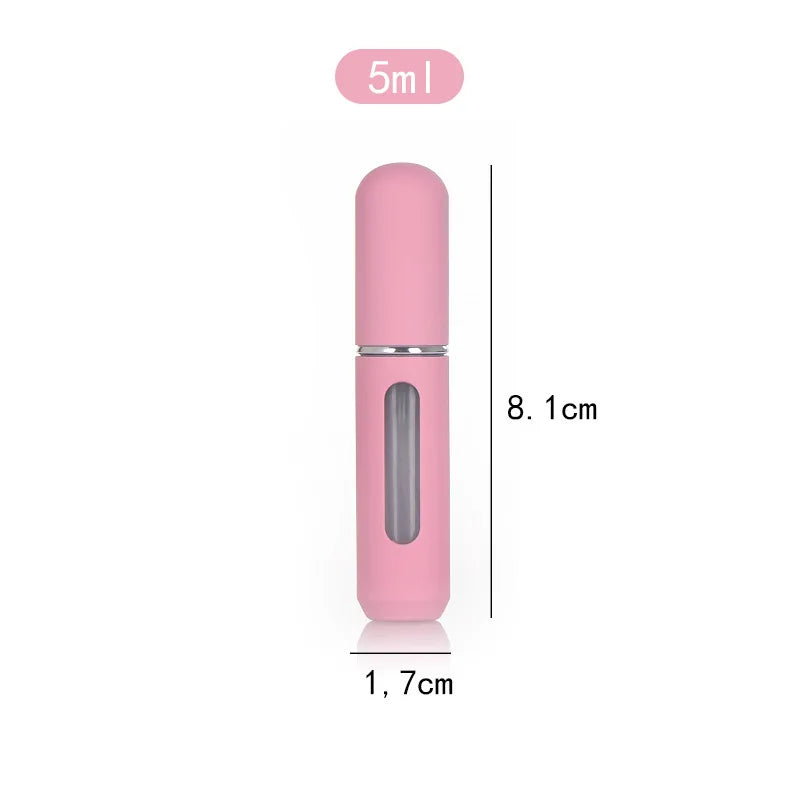 10/8/5 ml de parfum portable atomiseur de parfum conteneur pour les cosmétiques voyage mini bouteille rechargeable vide en aluminium