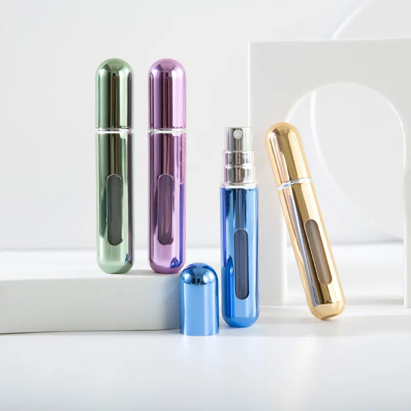 10/8/5 ml de parfum portable atomiseur de parfum conteneur pour les cosmétiques voyage mini bouteille rechargeable vide en aluminium