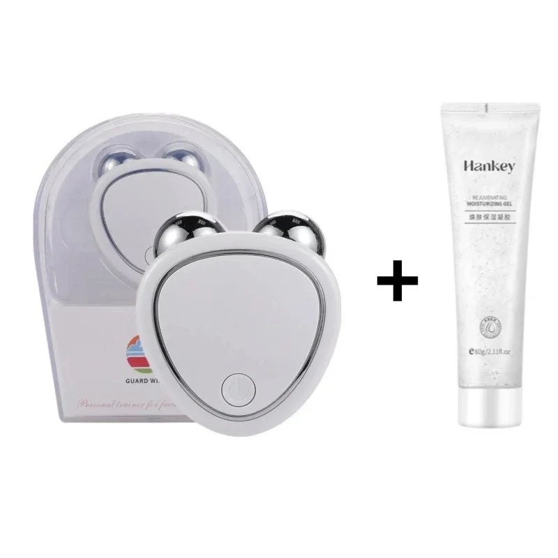 Nouveau masseur électrique du visage Rouleau de levage Microcourant vibration Sonic Lifting de la peau Massage de la peau Massage portable Appareils de beauté