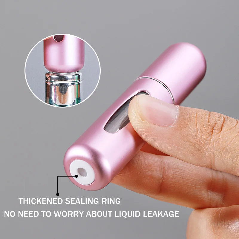 10/8/5 ml de parfum portable atomiseur de parfum conteneur pour les cosmétiques voyage mini bouteille rechargeable vide en aluminium