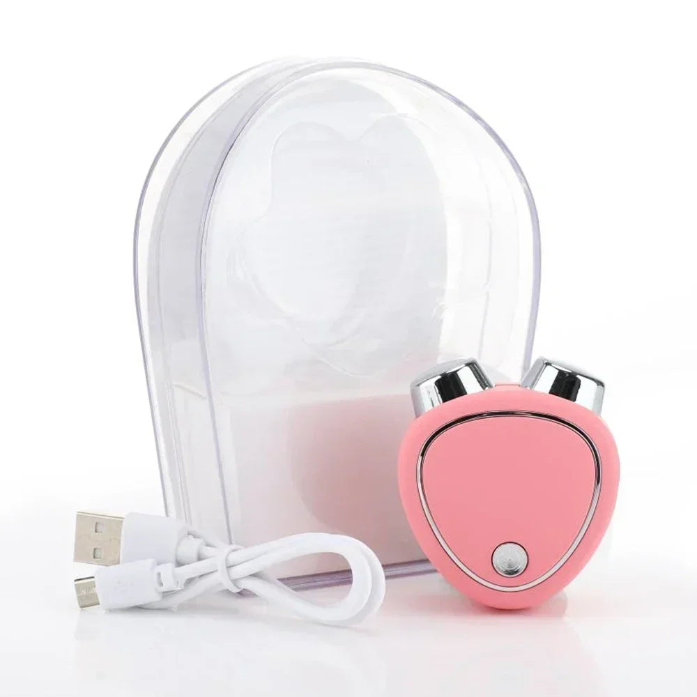 Nouveau masseur électrique du visage Rouleau de levage Microcourant vibration Sonic Lifting de la peau Massage de la peau Massage portable Appareils de beauté