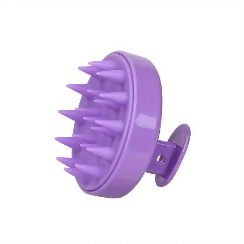 1 pc Silicone shampooing brosse tête scalp massage peigne cheveux peignes douche corps massage brosses salon coiffeur outils