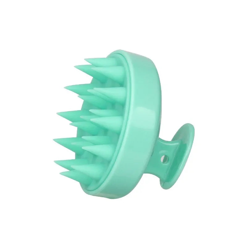 1 pc Silicone shampooing brosse tête scalp massage peigne cheveux peignes douche corps massage brosses salon coiffeur outils