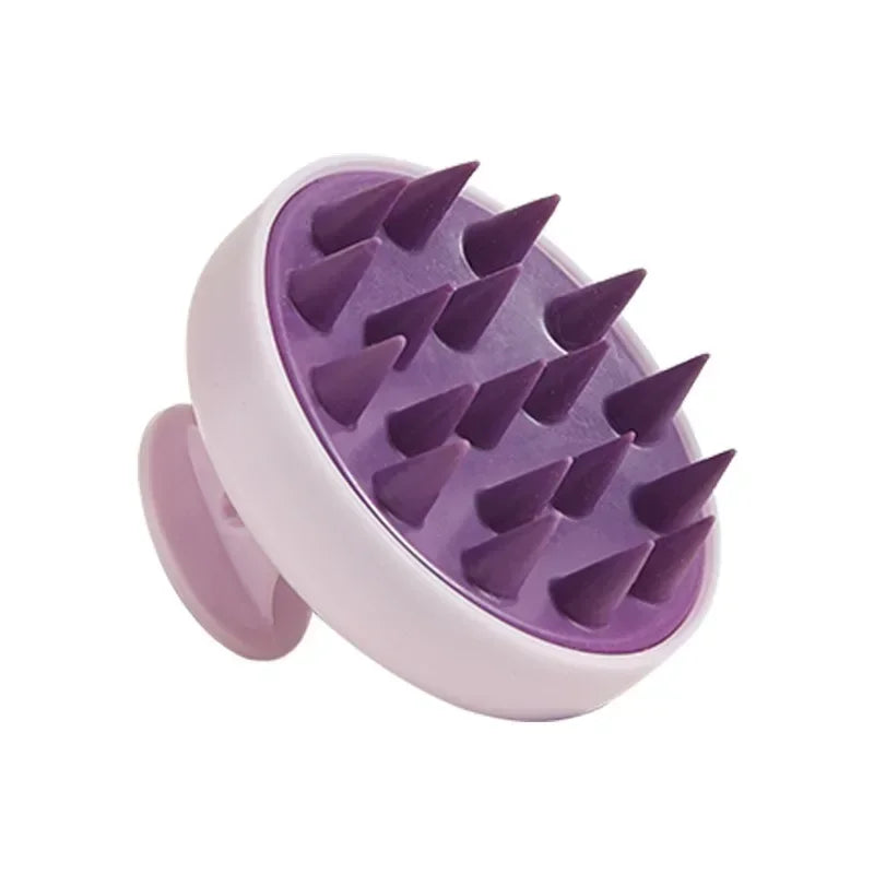 1 pc Silicone shampooing brosse tête scalp massage peigne cheveux peignes douche corps massage brosses salon coiffeur outils
