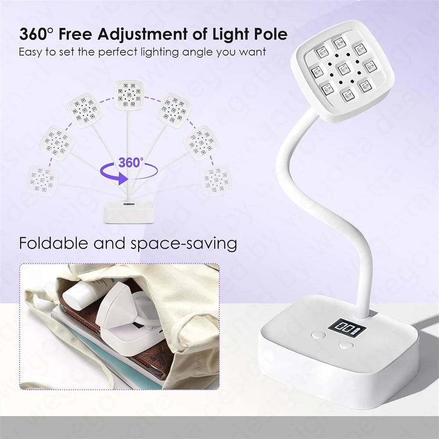 Lampe à ongles UV LED rechargeable