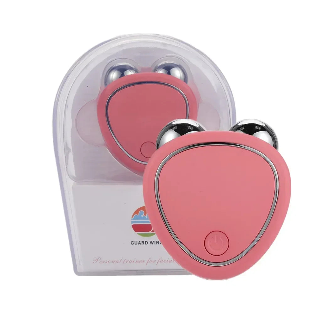 Nouveau masseur électrique du visage Rouleau de levage Microcourant vibration Sonic Lifting de la peau Massage de la peau Massage portable Appareils de beauté