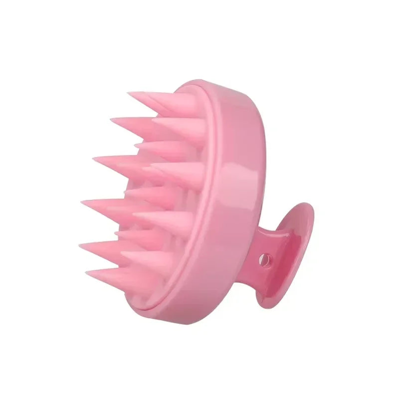 1 pc Silicone shampooing brosse tête scalp massage peigne cheveux peignes douche corps massage brosses salon coiffeur outils