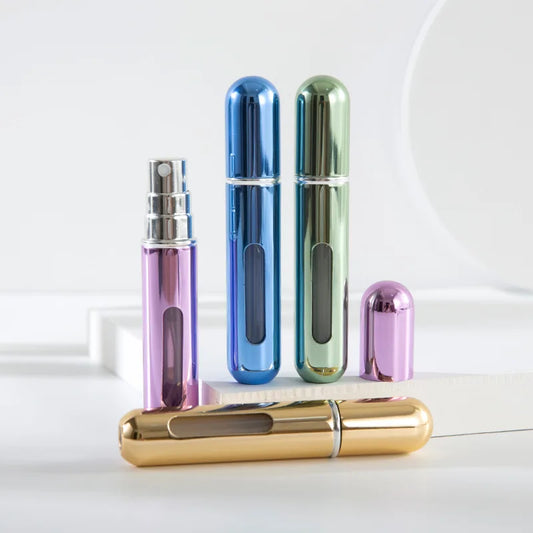 10/8/5 ml de parfum portable atomiseur de parfum conteneur pour les cosmétiques voyage mini bouteille rechargeable vide en aluminium