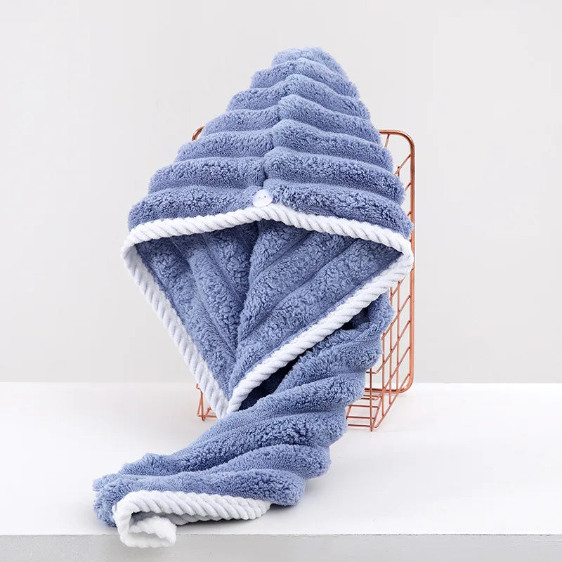 Bonnet pour cheveux secs super absorbant