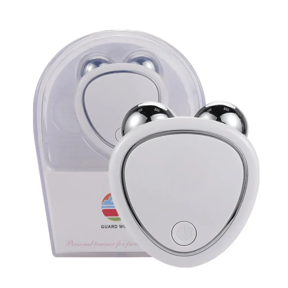 Nouveau masseur électrique du visage Rouleau de levage Microcourant vibration Sonic Lifting de la peau Massage de la peau Massage portable Appareils de beauté