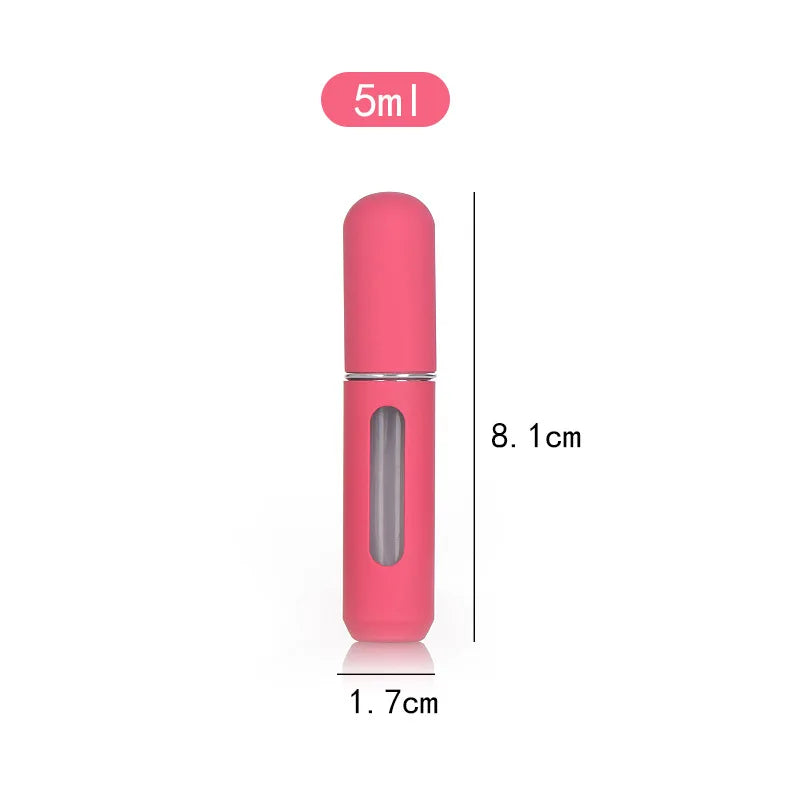 10/8/5 ml de parfum portable atomiseur de parfum conteneur pour les cosmétiques voyage mini bouteille rechargeable vide en aluminium
