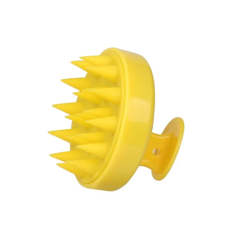 1 pc Silicone shampooing brosse tête scalp massage peigne cheveux peignes douche corps massage brosses salon coiffeur outils