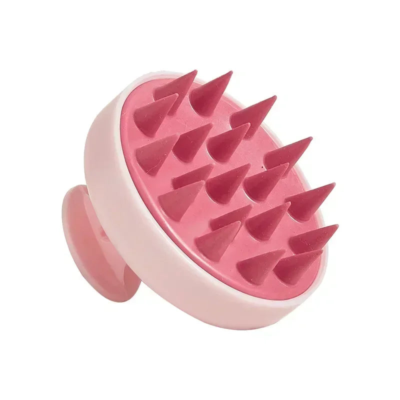 1 pc Silicone shampooing brosse tête scalp massage peigne cheveux peignes douche corps massage brosses salon coiffeur outils