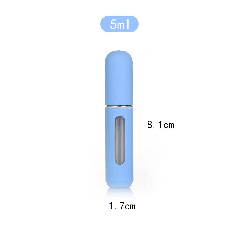 10/8/5 ml de parfum portable atomiseur de parfum conteneur pour les cosmétiques voyage mini bouteille rechargeable vide en aluminium