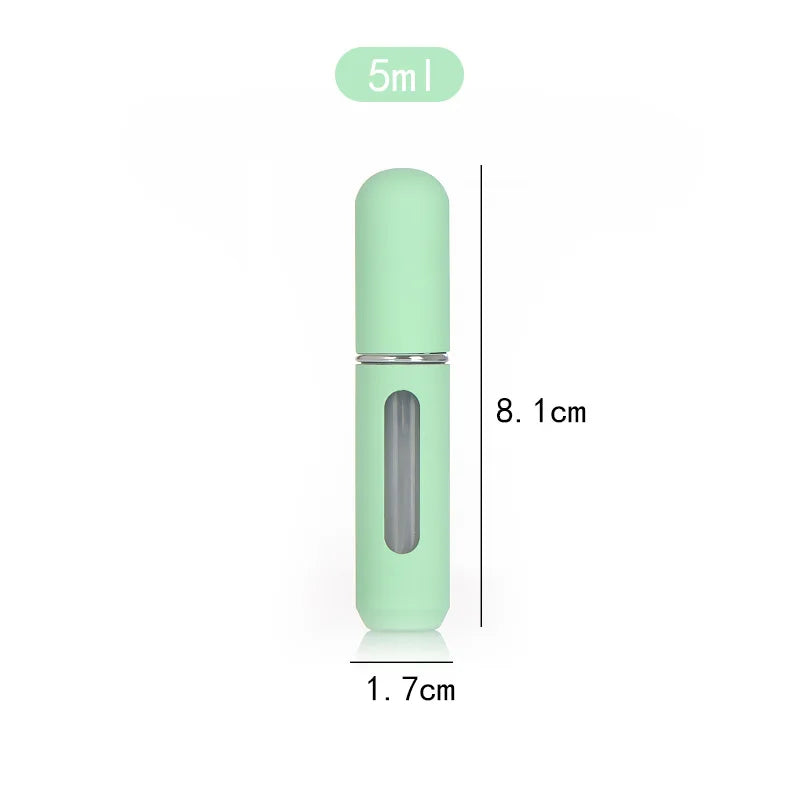 10/8/5 ml de parfum portable atomiseur de parfum conteneur pour les cosmétiques voyage mini bouteille rechargeable vide en aluminium